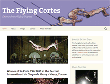Tablet Screenshot of flyingcortes.com